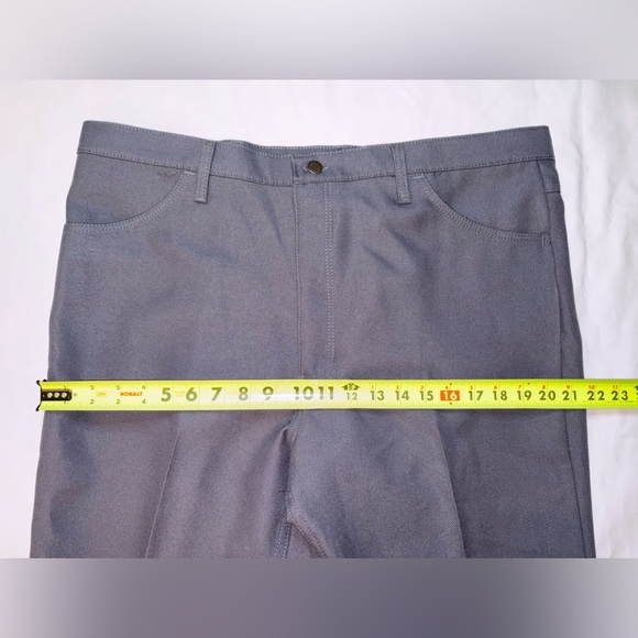 Wrangler NWT Men’s Size 40W 30L Grey Polyester Business Casual Dress Jeans - Picture 4 of 10